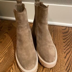 Basically brand new worn once - Dolce Vita Halina Boot - taupe suede